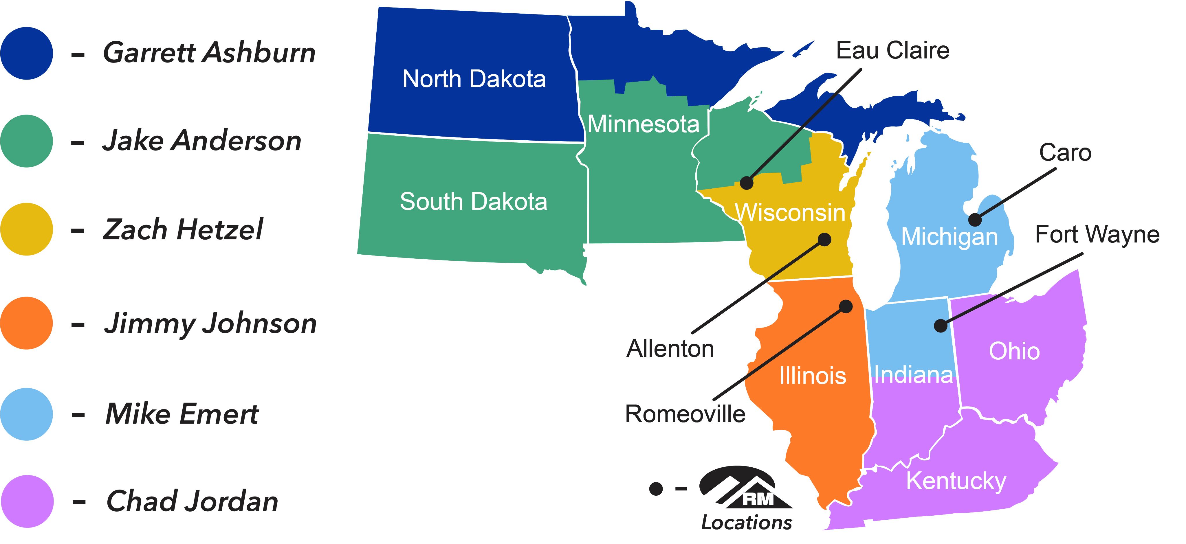 Sales Rep Territory Map